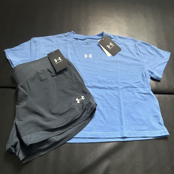 NWT Under Armour Athletic Set Girls Youth Size XL